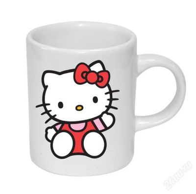 Лот: 1746864. Фото: 1. Кружка Hello Kitty. Кружки, стаканы, бокалы
