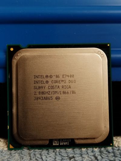 Лот: 25717230. Фото: 1. Процессор Intel Core 2 Duo E7400... Процессоры