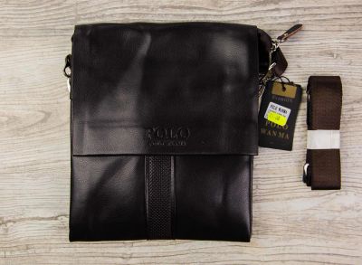 Лот: 8285713. Фото: 1. Кожаная сумка Polo №28. Сумки
