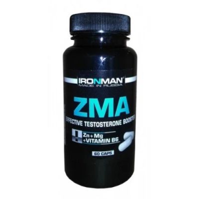 Лот: 12779342. Фото: 1. Ironman ZMA 60 капсул (спортивное... Спортивное питание, витамины