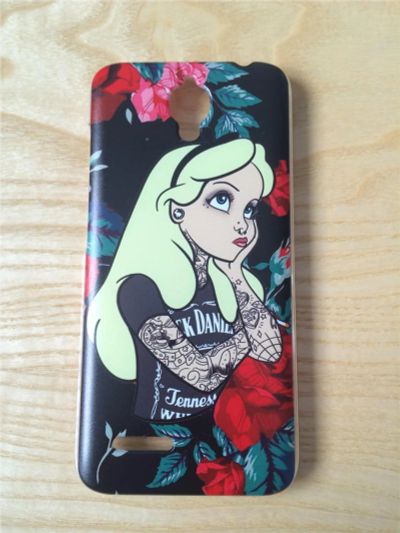 Лот: 7721135. Фото: 1. Пластиковый чехол Girl для Alcatel... Чехлы, бамперы