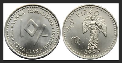 Лот: 16314677. Фото: 1. Сомалиленд 10 шиллингов 2006 Знаки... Африка