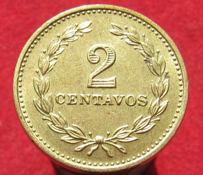 Лот: 14623015. Фото: 1. Сальвадор 2 сентаво, 1974г. Остальные страны
