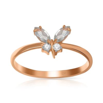 Лот: 23814623. Фото: 1. Кольцо TALANT из золота с топазами... Кольца, перстни