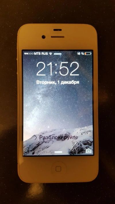 Лот: 6553478. Фото: 1. Продам iPhone 4S 16GB Б/У в хорошем... Смартфоны