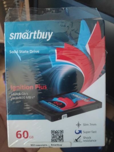 Лот: 13912453. Фото: 1. SSD Smartbuy ignition plus 60Gb. SSD-накопители