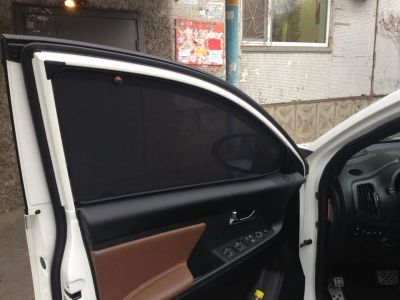 Лот: 4836540. Фото: 1. Каркасные шторки Kia Sportage... Тонировка, автовинил