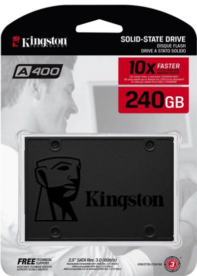 Лот: 13986513. Фото: 1. SSD накопитель Kingston A400 SA400S37... SSD-накопители