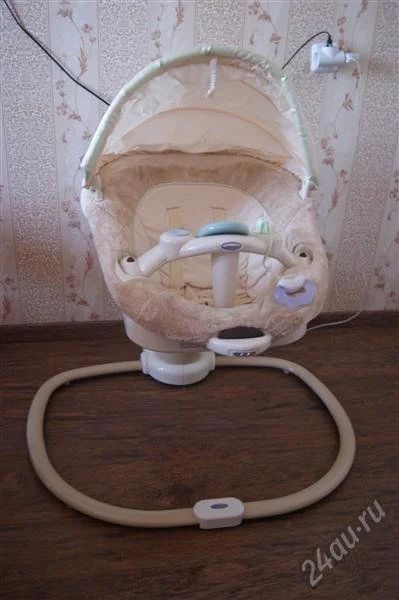 Лот: 2402909. Фото: 1. Graco Sweetpeace, успокаивающий... Ходунки, прыгунки, качели