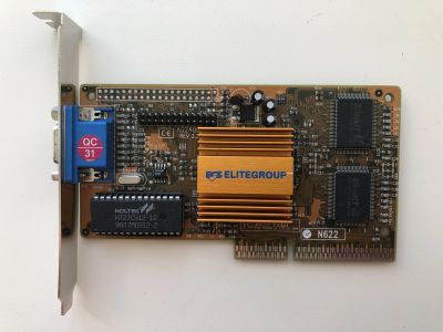 Лот: 25384681. Фото: 1. AGP 8Mb Elitegroup Protac Video... Видеокарты
