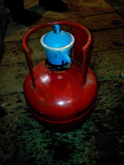 Лот: 6333273. Фото: 1. баллон газовый 5 литров (лягушка... Другое (домашний быт)