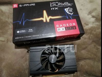 Лот: 18689880. Фото: 1. Видеокарта Sapphire Radeon RX... Видеокарты