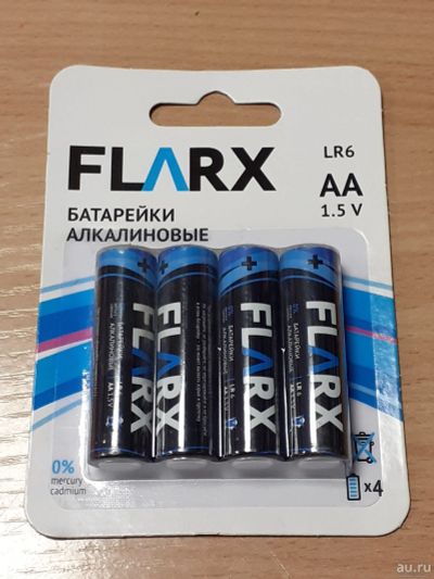 Лот: 18271069. Фото: 1. Батарейка алкалиновая FLARX AA... Батарейки, аккумуляторы, элементы питания