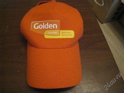 Лот: 548190. Фото: 1. Рекламная кепка "Golden Telecom... Головные уборы
