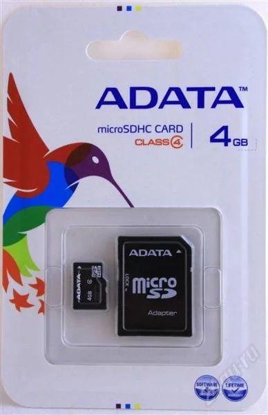 Лот: 1907066. Фото: 1. Карта памяти MicroSd/SDHC 4 GB... Карты памяти