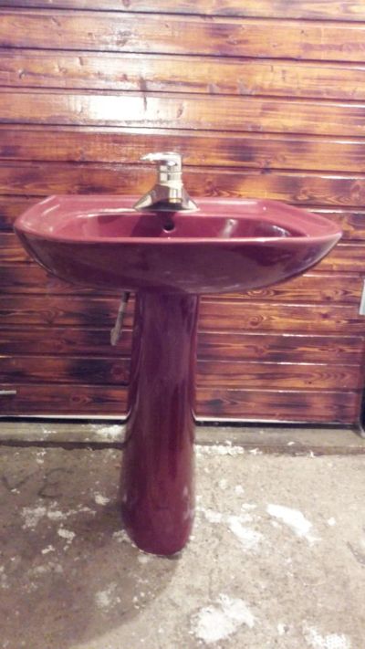 Лот: 4773353. Фото: 1. Раковина с пьедесталом Тюльпан. Раковины, умывальники