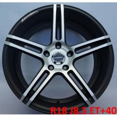 Лот: 5313507. Фото: 1. Weds Sport R18 J8,5 ET+40 5x114... Диски