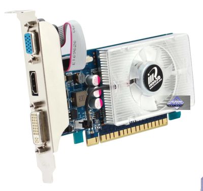 Лот: 11356197. Фото: 1. Inno3D GeForce GT 430 1GB GDDR3... Видеокарты