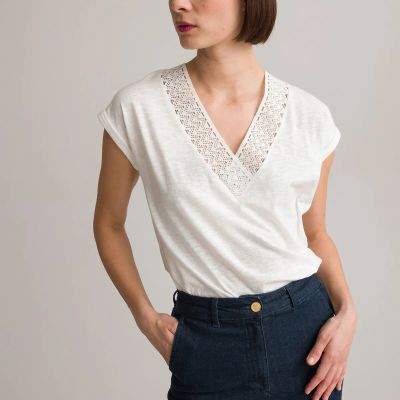 Лот: 24575671. Фото: 1. Футболка LaRedoute. Топы, майки