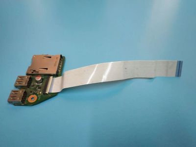 Лот: 16420126. Фото: 1. Б/У плата с разъемами USB и картридером... Печатные платы