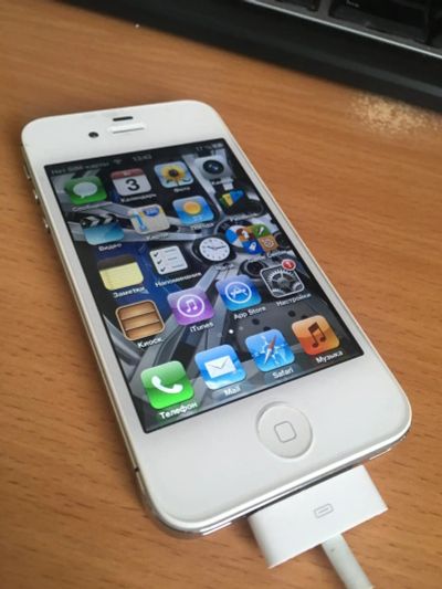 Лот: 10203716. Фото: 1. iPhone 4s 32гб iOS 6.1.3. Смартфоны