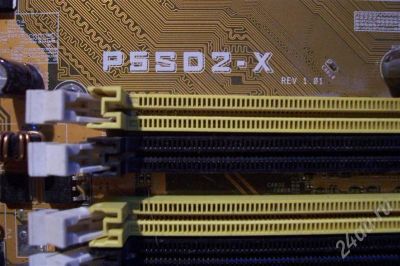 Лот: 699531. Фото: 1. Материнская плата Asus P5SD2-X... Материнские платы