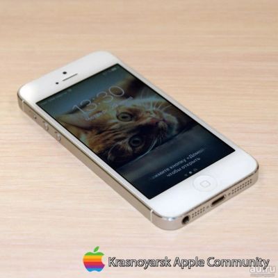 Лот: 9955461. Фото: 1. iPhone 5 16Gb white. Смартфоны