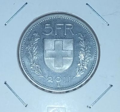 Лот: 15989739. Фото: 1. Швейцария, 5 франков. Европа