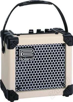 Лот: 1726445. Фото: 1. Roland Microcube White (маленький... Гитарные эффекты и комбоусилители