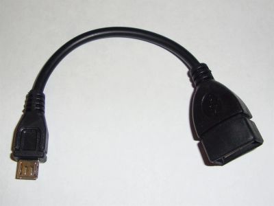 Лот: 3209227. Фото: 1. Кабель переходник microUSB OTG... Шлейфы, кабели, переходники