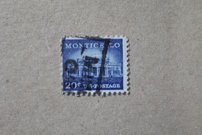 Лот: 25800674. Фото: 1. Марки с конвертов. США. С рубля... Марки