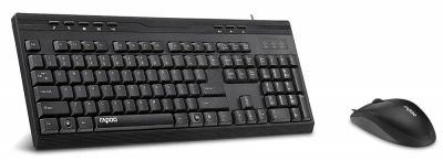 Лот: 11351954. Фото: 1. Проводной комплект Rapoo NX1710... Клавиатуры и мыши