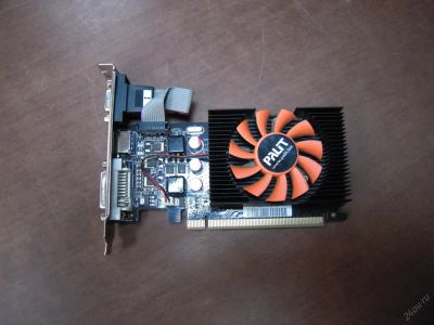 Лот: 5861064. Фото: 1. Видеокарта PCI-E GeForce GT430... Видеокарты