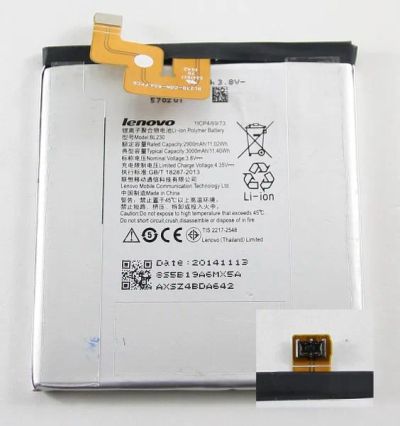 Лот: 10453962. Фото: 1. АКБ Lenovo Vibe Z2 BL230 (3000... Аккумуляторы