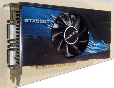 Лот: 8448228. Фото: 1. Leadtek GeForce GTX550ti. Нестабильно... Видеокарты