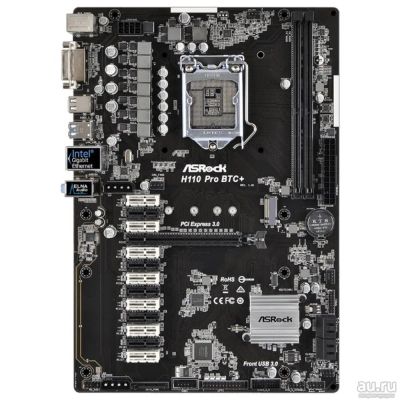 Лот: 17146289. Фото: 1. Материнская плата LGA1151 ASRock... Материнские платы