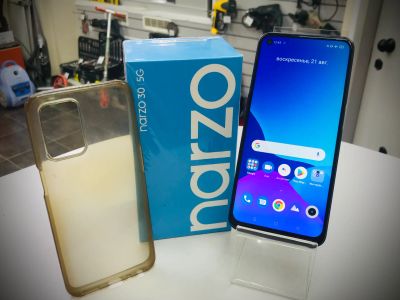 Лот: 19367905. Фото: 1. Realme Narzo 30 5G. Смартфоны
