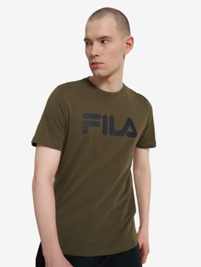 Лот: 25543793. Фото: 1. Футболка мужская FILA, Зеленый. Другое (спортивная одежда)