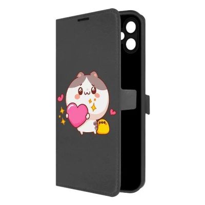 Лот: 25043644. Фото: 1. Чехол Krutoff Eco Book "Сердце... Чехлы, бамперы