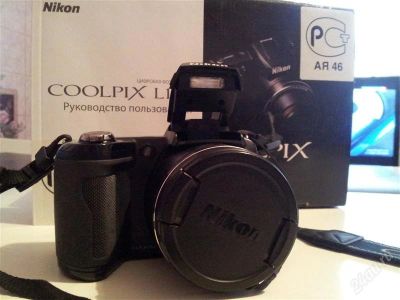 Лот: 2266818. Фото: 1. Nikon coolpix L110 + флешка 8гиг. Цифровые компактные