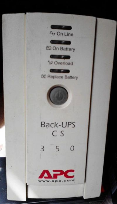 Лот: 7953576. Фото: 1. APC Back-UPS BK350EI, 350ВA Для... ИБП, аккумуляторы для ИБП