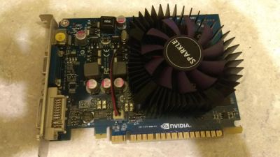 Лот: 10389285. Фото: 1. Видеокарта Sparkle GT 440 512Mb... Видеокарты