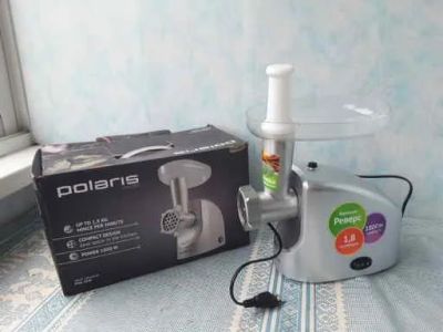 Лот: 24864411. Фото: 1. Мясорубка Polaris. Кухонная