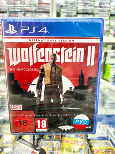 Лот: 17503451. Фото: 1. Wolfenstein 2 игра на ps 4 новый... Игры для консолей