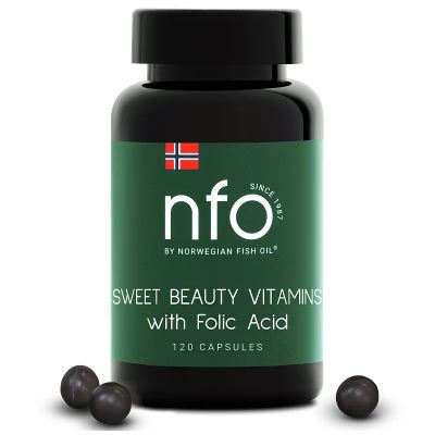 Лот: 25325851. Фото: 1. NFO Sweet Beauty Витамины с фолиевой... Лекарства