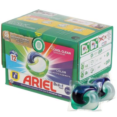 Лот: 24116480. Фото: 1. Капсулы для стирки Ariel, Liquid... Бытовая химия