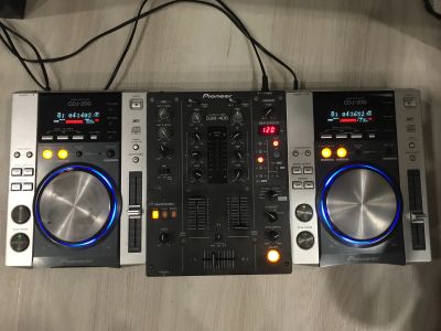 Лот: 12232417. Фото: 1. Pioneer DJM-400 + CDJ-200x2. DJ-оборудование