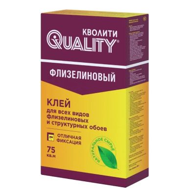 Лот: 25041605. Фото: 1. Клей для флизелиновых обоев, Quality... Клеи, герметики, пена монтажная, клейкие ленты