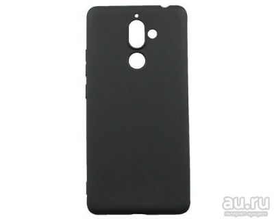 Лот: 13436724. Фото: 1. Чехол Nokia 7 Plus силикон черный... Чехлы, бамперы