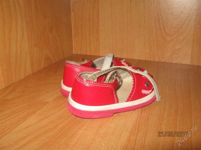 Лот: 2629785. Фото: 1. сандали красные. Сандалии